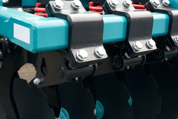 Modern cultivator for cultivating the land.