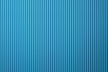 Are Plane Of  Blue Color Corrugated Paper Background