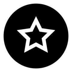 Stars Flat Icon Isolated On White Background