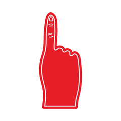 Fans Foam Finger Icon