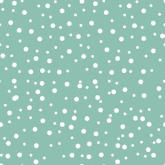 Minimal confetti dots pastel vector seamless pattern. Doodle print graphic design