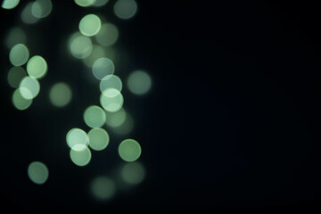 New year Dark bokeh background .