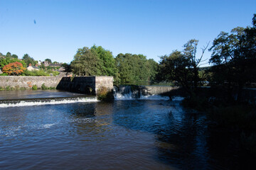 old mill in the river