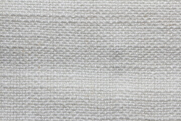 texture of white jacquard fabric of large weave