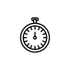 Clock icon vector illustraion. Time symbol