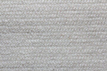 texture of white jacquard fabric of large weave
