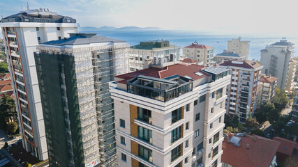 Pergola awning in the sunshine photo
