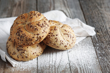 Freshly baked bread