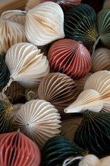 Christmas toys with gold and silver