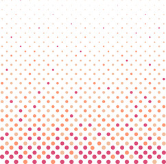 Fototapeta Fondo degradado partículas circulares en disminución en colores rosado pastel fondo elegante  obraz