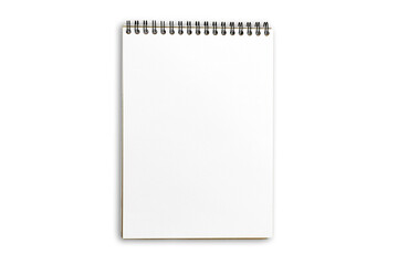 notepad, note book isolated from background, white background