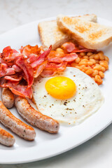still life of English breakfast