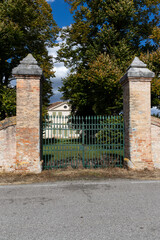 Villa Zeno near Cessalto, UNESCO site, Veneto region, Northern Italy. The most easterly villa designed by Italian Renaissance architect Andrea Palladio.