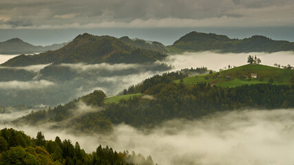 Slovenia landscape.