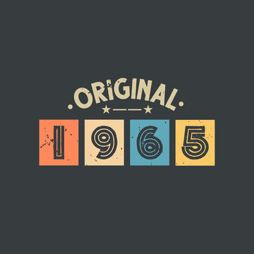 Original 1965. 1965 Vintage Retro Birthday