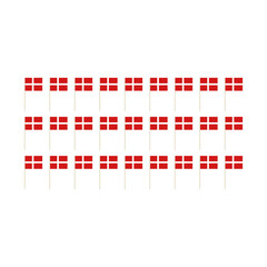 Danish flags / danske flag, Vector