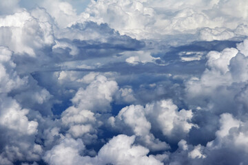 Aerial view of clouds, China