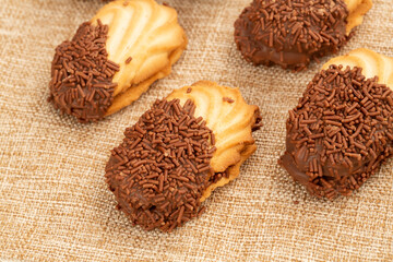 Cookies with chocolate 