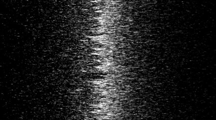 Vector abstract background of horizontal lines.Black white noise and random glitch effect.
