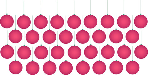 red and white christmas balls
