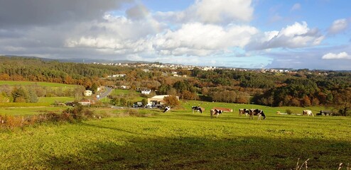Fototapeta na wymiar Paisaje rural de Galicia