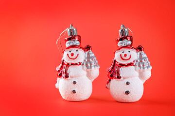 Winter Christmas holidays background
