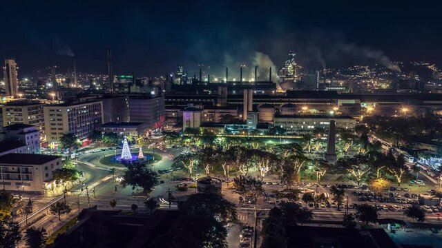 Industrial City Timelapse - Volta Redonda - RJ