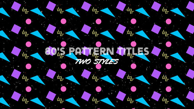 80’s Pattern Titles