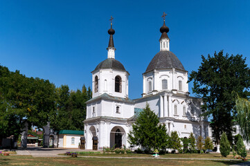 Fototapeta na wymiar Donskoy Convent or Monastery in Starocherkasskaya Stanitsa