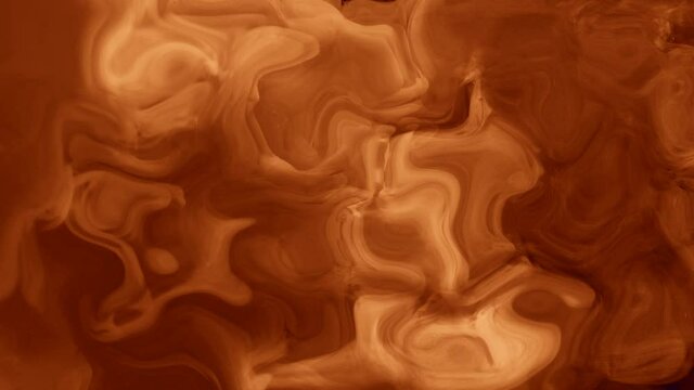 brown color ink smoke liquid effect