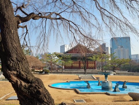 Deoksugung Palace in Korea