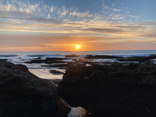 Obraz premium sunset over the sea