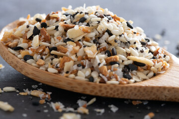 Bagel Seasoning on a Spoon