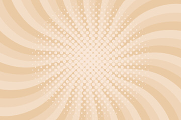 Fototapeta premium Vector background in comic book style with halftone. Retro pop art design.