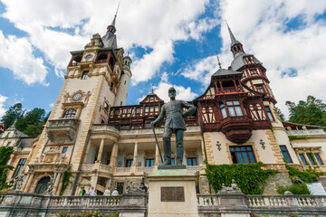 Peles Castle was built between 1875-1883 for King Carol I and his wife Elisabeta. It has 160 rooms...