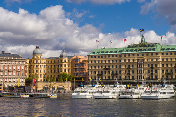 Sweden, Stockholm, Gamla Stan, Old Town, The Grand Hotel
