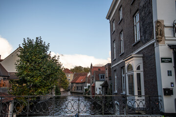 Obraz premium Mariabrug (Mary Bridge) in bruges belgium