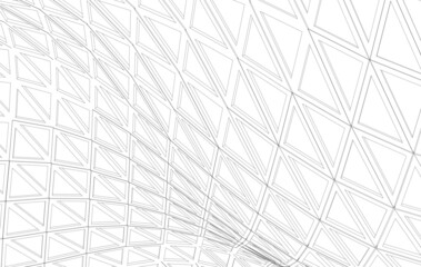 Fototapeta premium Modern architecture drawing vector 3d illustration