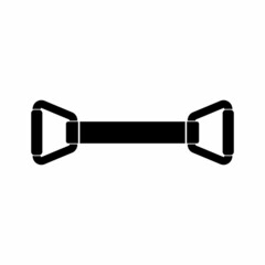 resistance band icon, resistance band vector sign symbol