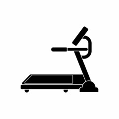 treadmill icon, treadmill vector sign symbol
