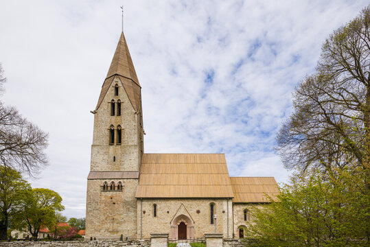 Sweden, Gotland Island, Oja, Oja church, exterior (Editorial Use Only)