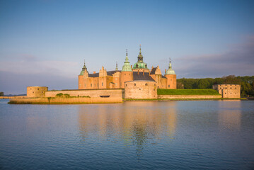 Sweden, Kalmar, Kalmar Slott castle, dawn