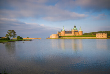 Sweden, Kalmar, Kalmar Slott castle, dawn