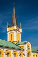 Fototapeta na wymiar Sweden, Oland Island, Borgholm, town church (Editorial Use Only)