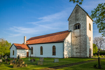 Fototapeta na wymiar Sweden, Oland Island, Langlot, Langlot church, exterior (Editorial Use Only)