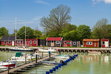 Southern Sweden, Smygehamn, southernmost tip of Sweden, harbor view