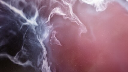 Deep space nebula 3d illustration