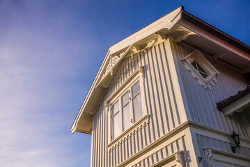 Sweden, Bohuslan, Smogen, house detail