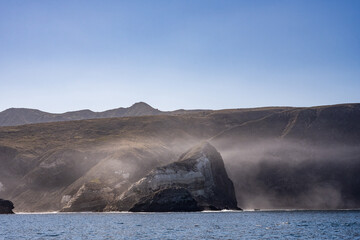 Mist Covers The Cliffs of Santa Cruz Island