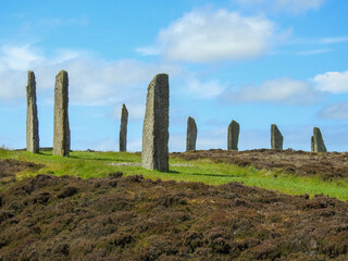Standing Stones on a Hill